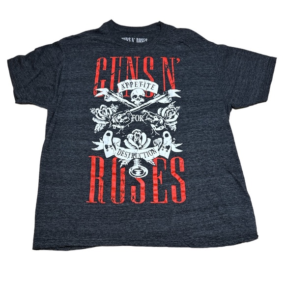Guns N’ Roses appetite for destruction album band tee men’s XL grey t-shirt - Picture 1 of 5